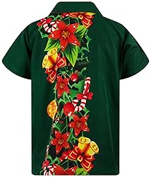 KING KAMEHA Men's Ugly-Christmas-Shirt Funky