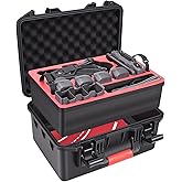 FPVtosky Dual Layer Hard Case for DJI Mavic 4 Pro[CASE ONLY], Waterproof Hard Case for Mavic 4 Pro Drone, Travel Carrying Bag Storage Box for DJI Mavic 4 Pro Fly More Combo Accessories