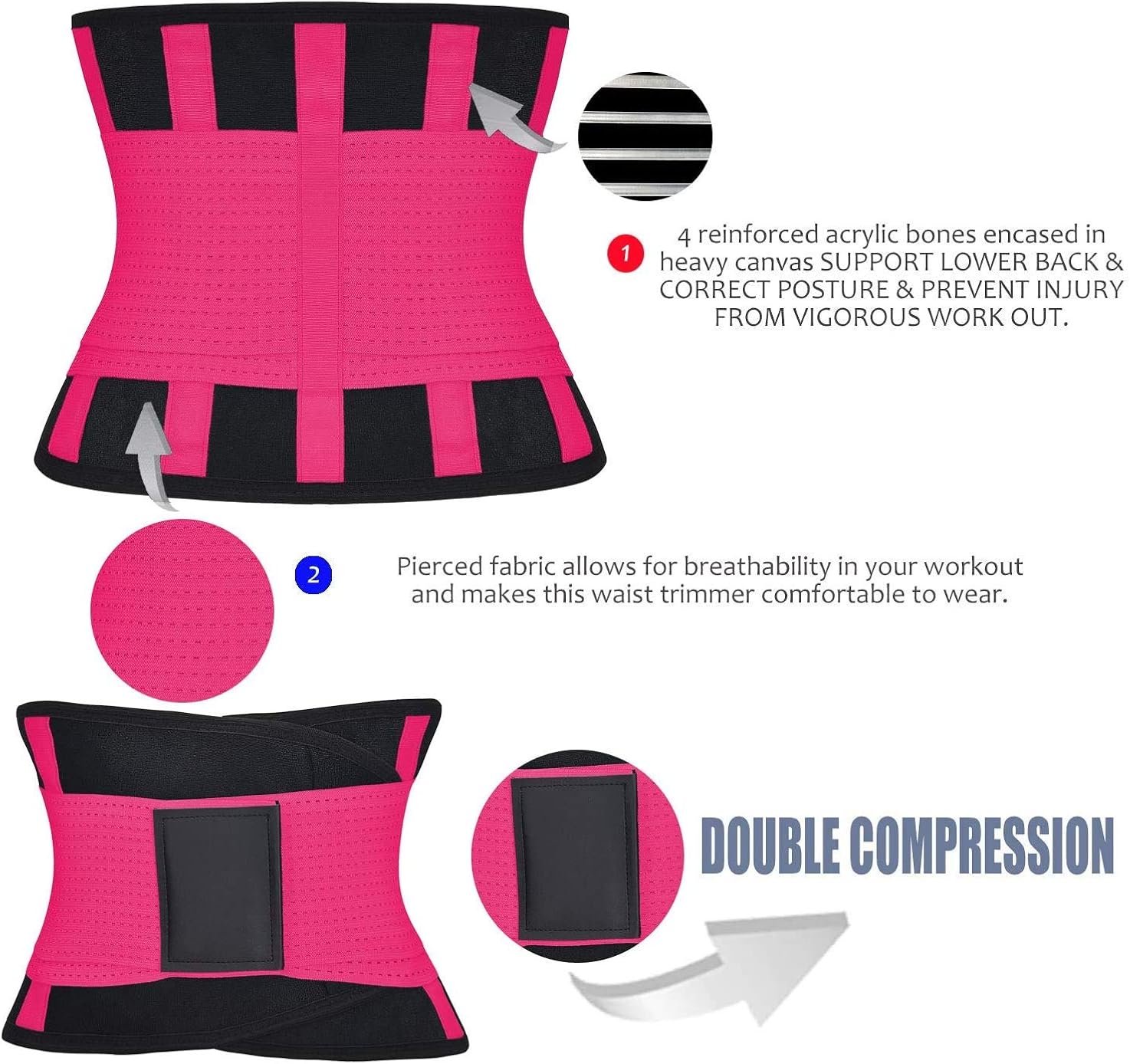 ChongErfei Waist Trainer Women - Waist Cincher Trimmer - Slimming Body Shaper Belt - Sport Girdle Belt: Clothing