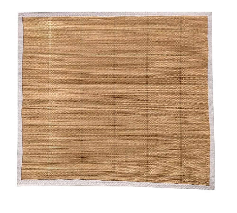 Buy Bamboo Mat, Hand Made (Set of 4) Size 24x18 inch Online at Low