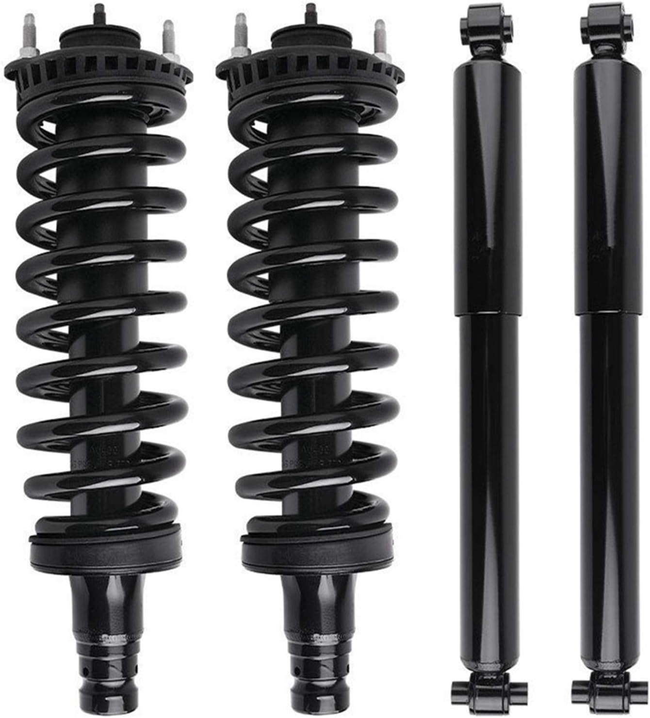Carock 2 Front Complete Struts & 2 Rear Shocks for Chevy Trailblazer GMC Envoy Ascender