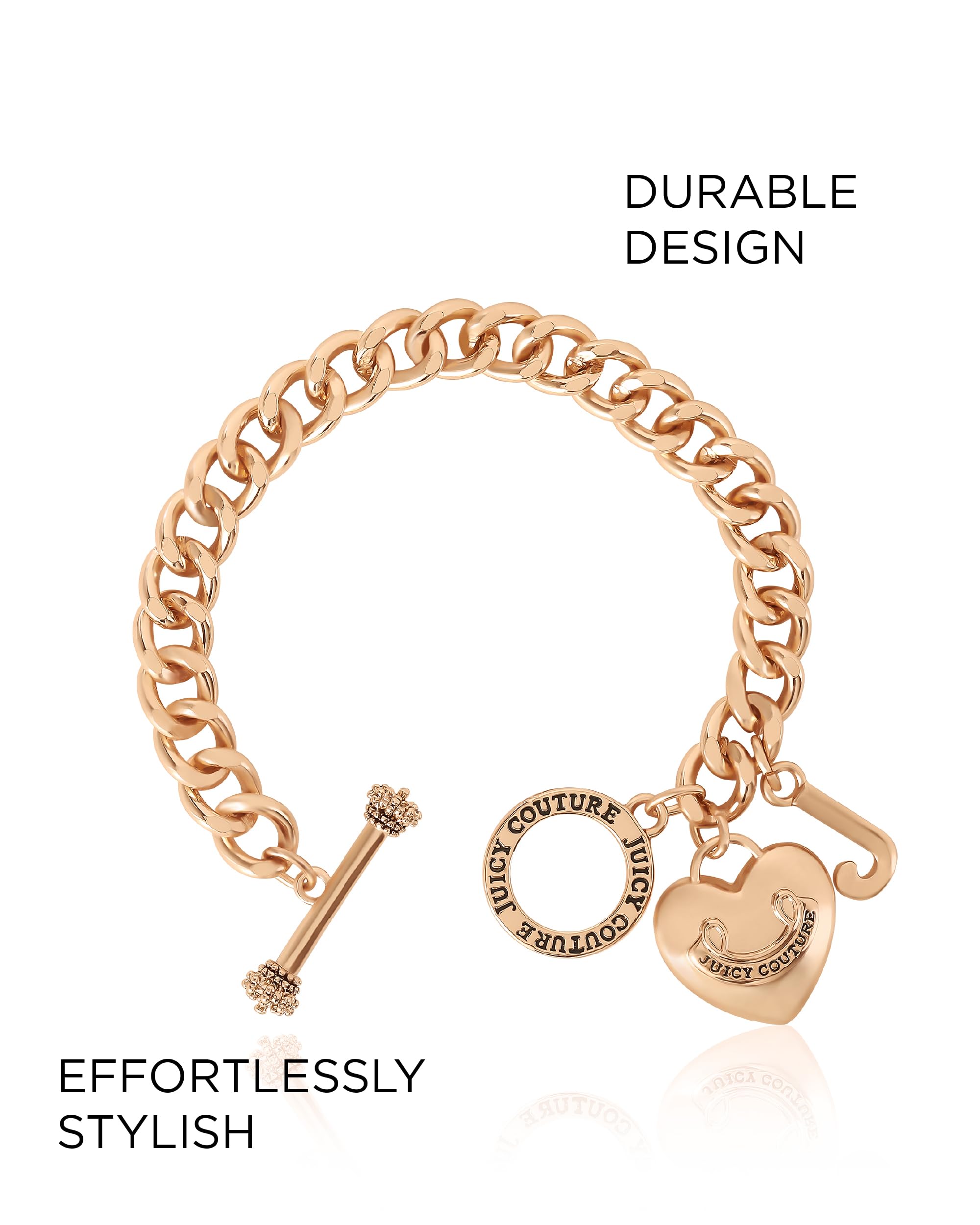 Juicy Couture Bracelet for Women Toggle Closure 7.5