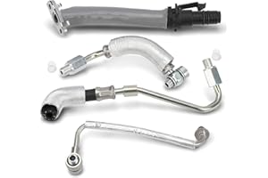 Turbo Oil Return Drain and Oil Feed Pipe Fits for 2013-2018 Buick Encore, 2011-2020 Chevy Cruze Sonic Trax, Turbocharger Line