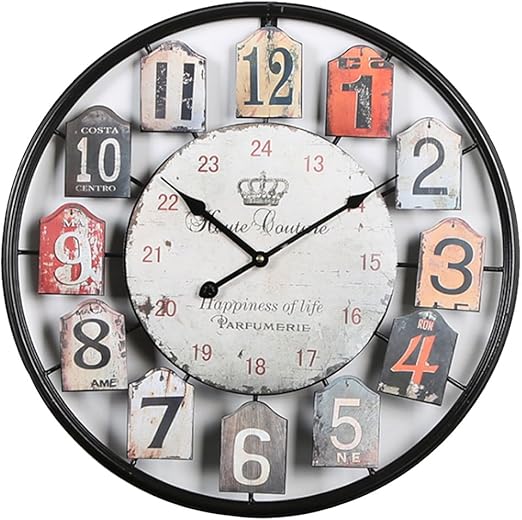 Tosbess 50cm Relojes De Pared Silencioso Grandes Originales De