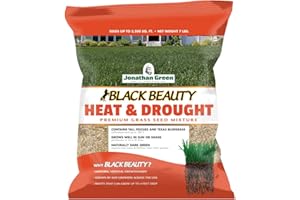 Jonathan Green (10515) Black Beauty Heat & Drought Resistant Grass Seed - Cool Season Lawn Seed (7 lb)