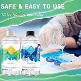 Suzzam Epoxy Resin Kit 1000ml 1:1 Crystal Clear with Gold Foil, Gloves view 8