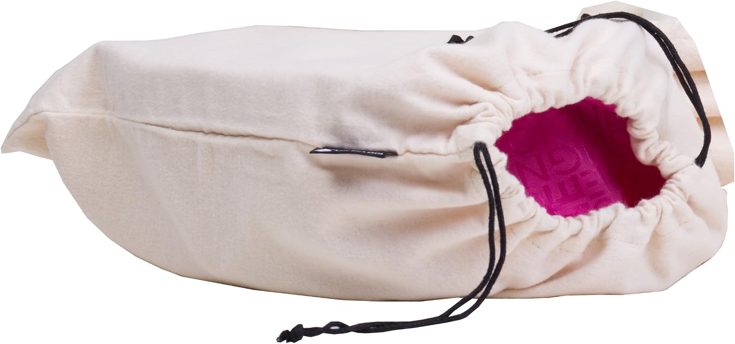 MISSLO Set of 3 Cotton Breathable Dust-Proof Drawstring Storage Pouch Multi-Functional Bag (Beige, Pack 3 S) - Image 3