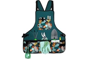 Zopanira Garden Aprons for Women with Pockets - Gardening Apron - Florist Apron - Gifts for Gardeners, Artist, Painting, Art