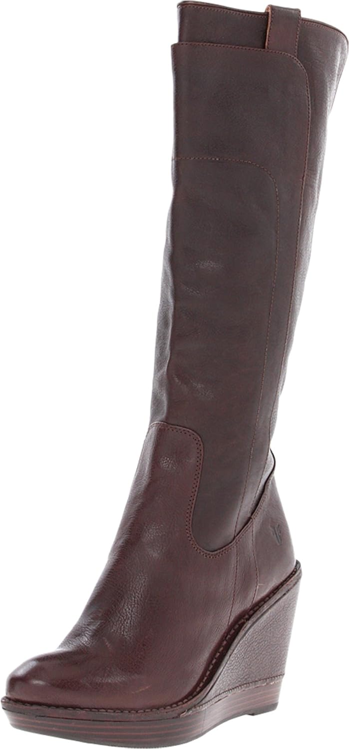 frye paige wedge boots