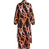 IDOPIP Abaya Dress for Women Muslim Set Long Sleeve Ramadan Islamic Dress Shirt with Pants 2PCS Dubai Prayer Casual Clothes