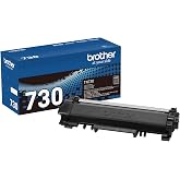 Brother Genuine Standard Yield Toner Cartridge, TN730, Replacement Black Toner, Page Yield Up To 1,200 Pages, Amazon Dash Replenishment Cartridge,1 Pack