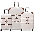 DELSEY PARIS Chatelet Air 2.0 Hardside Luggage with Spinner Wheels, Angora, 3 Piece Set, (19/24/28)