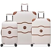 DELSEY PARIS Chatelet Air 2.0 Hardside Luggage with Spinner Wheels, Angora, 3 Piece Set, (19/24/28)