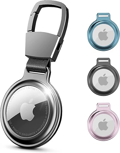 EMPIRE Metal Airtag Holder Keyring Case Magnetic Protective Sleeve Aluminum