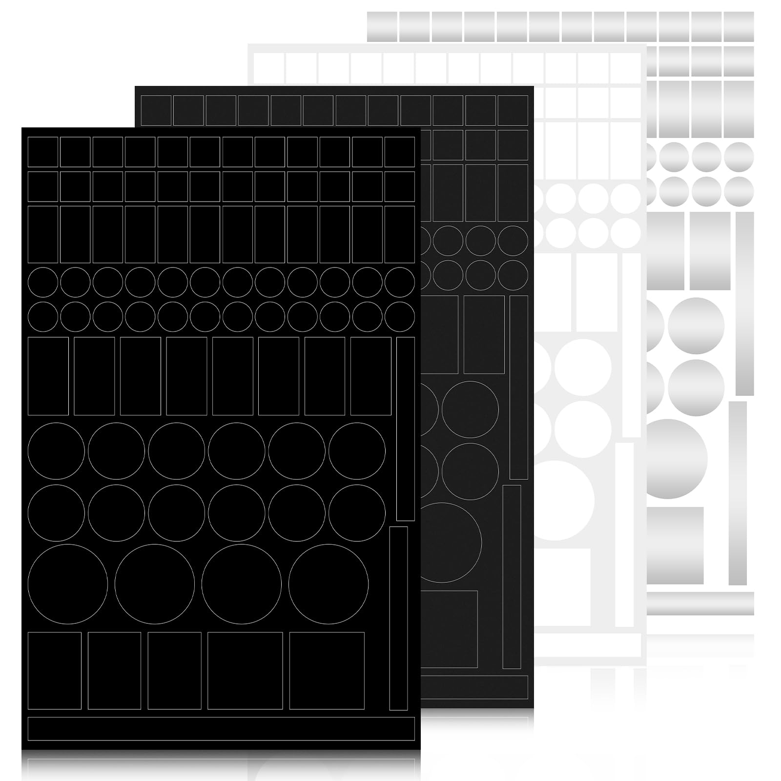 4Pcs LED Light Blocking Stickers - Blackout Stickers for Electronics, Routers, TV Clocks & Appliances
