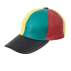 Zessano Genuine Leather Unisex Baseball Cap