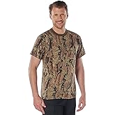 Rothco Camo T-Shirt – Rugged Short Sleeve Crew Neck Base Layer Tee Shirt