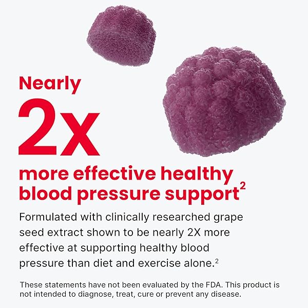HUMANN SUPERBEETS STRAWBERRY HEART GUMMIES – BEETROOT & GRAPE SEED EXTRACT, 120 COUNT