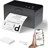 Bluetooth Thermal Shipping Label Printer, 4x6 Wireless Label Printer | Fast Speed, Quick Setup, Crisp Print Quality, Compatible with iPhone, Android, Windows&amp;Mac, Work with Amazon Shopify Etsy UPS