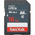 SanDisk Ultra 16GB SDHC Class 10 UHS-1 Memory Card - Speed up to 48 MB/s
