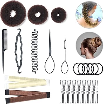 Clothing Shoes Accessories 2x Magic Hair Clips Centipede Braid