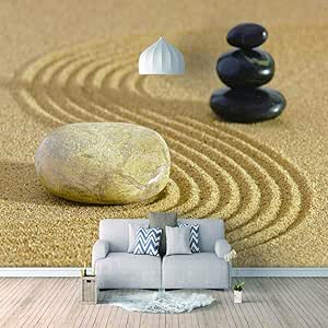 Papel Pintado 3D MuralesDesert Zen Stone - Fotomurales Para Salón