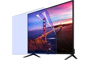 BU TV Screen Protectors 65 Inch Anti-Glare TV Film - Anti- Blue Light Screen Protector, Filter Blocking Blue Light From 400 To 450Nm, Protection Eyes