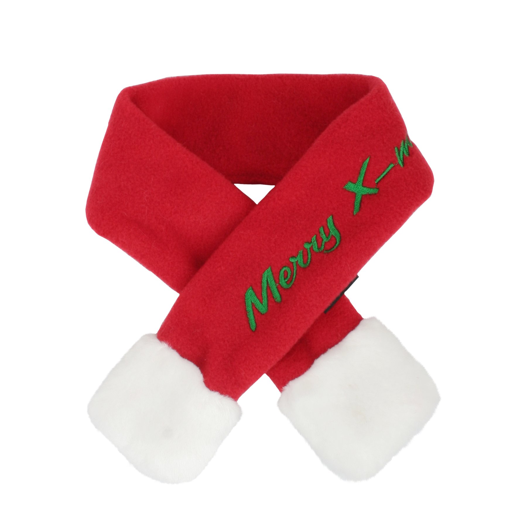 Puppia PDCF-SM23-RDL Dog Christmas scarf, L, red