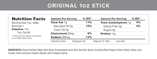 COUNTRY ARCHER BEEF STICK , ORIGINAL, 1 OUNCE