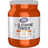 NOW Foods Sports Nutrition, L-Glutamine Pure Powder, Nitrogen Transporter*, Amino Acid, 35.3-Ounce