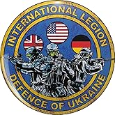 International Legion of Ukraine | US UK Germany Pin Lapel Pin Brooch Steel Pins Badge 0.75"