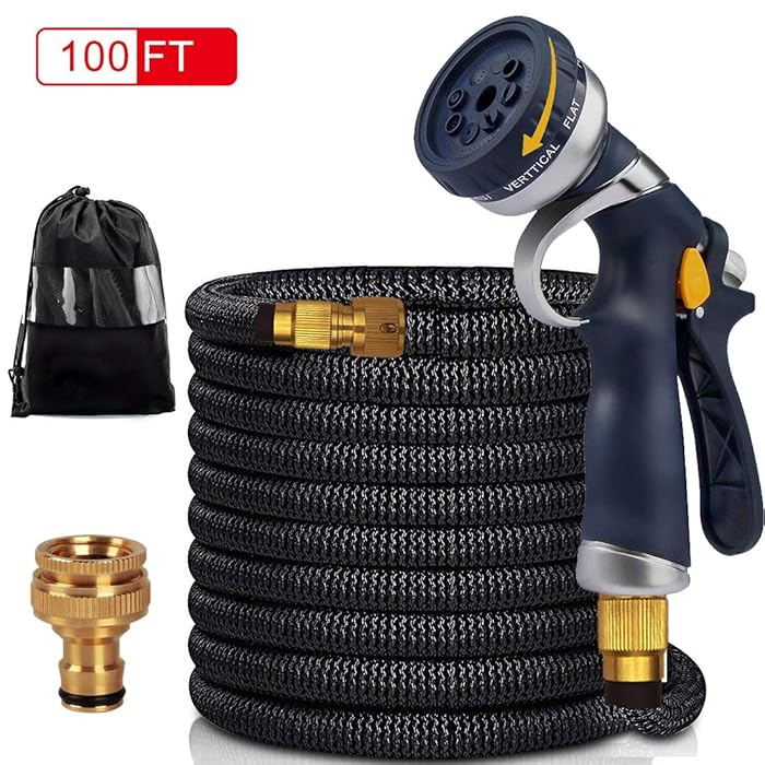 Buy NewCreating 100ft Garden Hose Upgraded Expandable 4Layers Latex