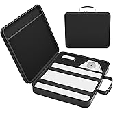 EAZUSE Lightweight Starlink Mini Travel Case Ultra Slim Black Star Link Hard Bag of Starlink Mini Accessories Waterproof