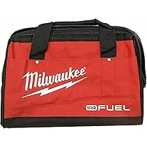 Milwaukee Bolsa de ferramentas vermelha de 40,6 cm x 25,4 cm