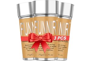 KASIYLUX FUNNIR Hair Wax Stick for Slick, Frizzy Hair and Edge Control,Bun Maker & Styling Waxes for Kids & Women & Men