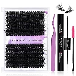 DIY lash Extension Kit 60D+80D Lash Cluster Kit