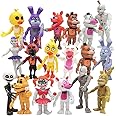 Minaso Action Figure Toy, 18 Pcs Game Figures Toys, Movable Joints Toys Dolls, Collectible Figure Gifts for Kids and Cake Toppers, Colourful