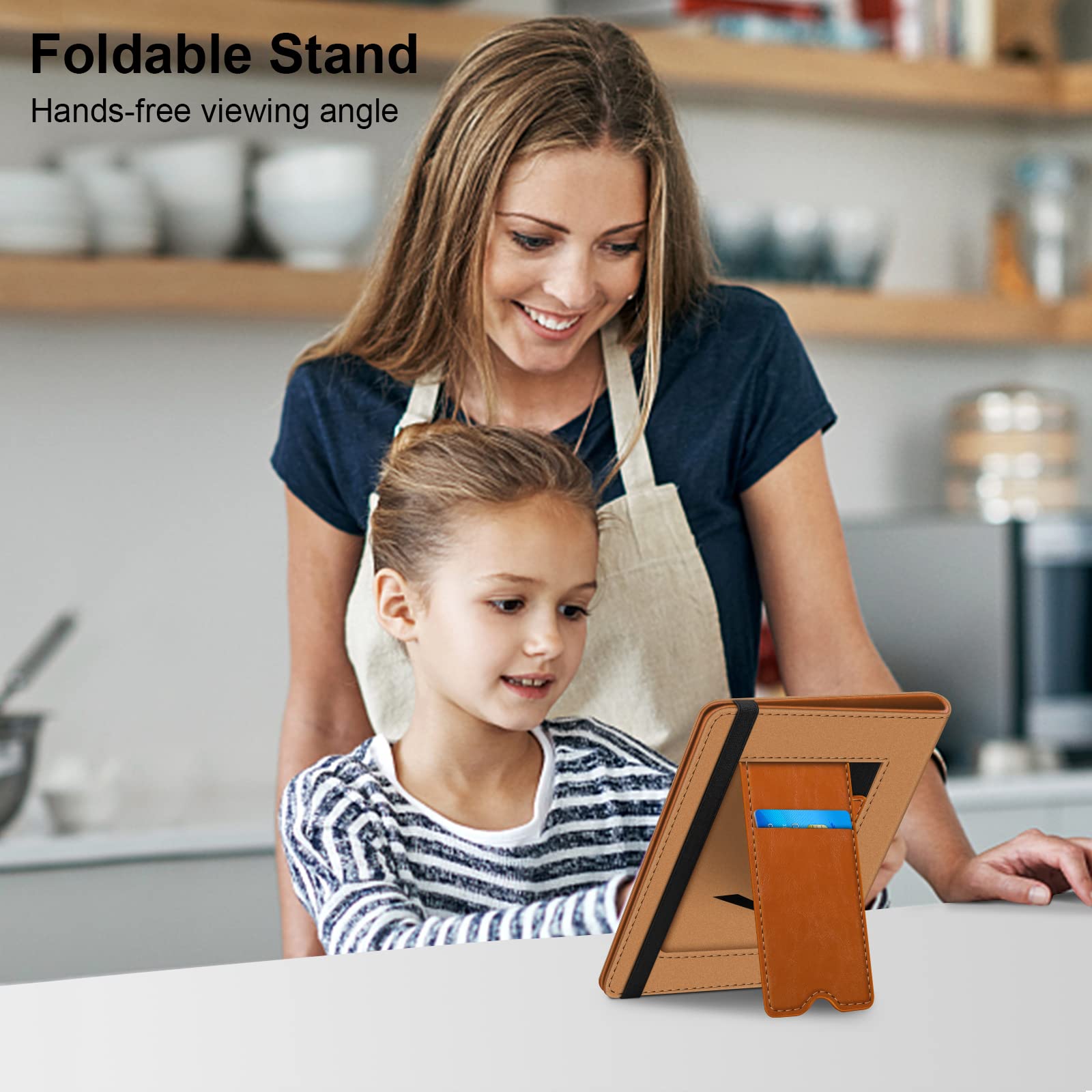 Fintie Universal Case for 6-7 Inch Tablet eReader - Premium PU Leather Sleeve Stand Cover with Card Slot & Hand Strap for 6