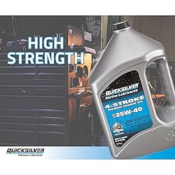 Quicksilver 25W-40 4-Stroke Marine Engine Oil, 1