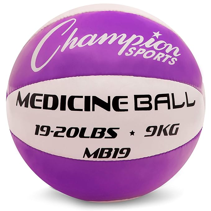 Champion Sports - Balón Medicinal (Piel), Unisex Adulto, MB19 ...