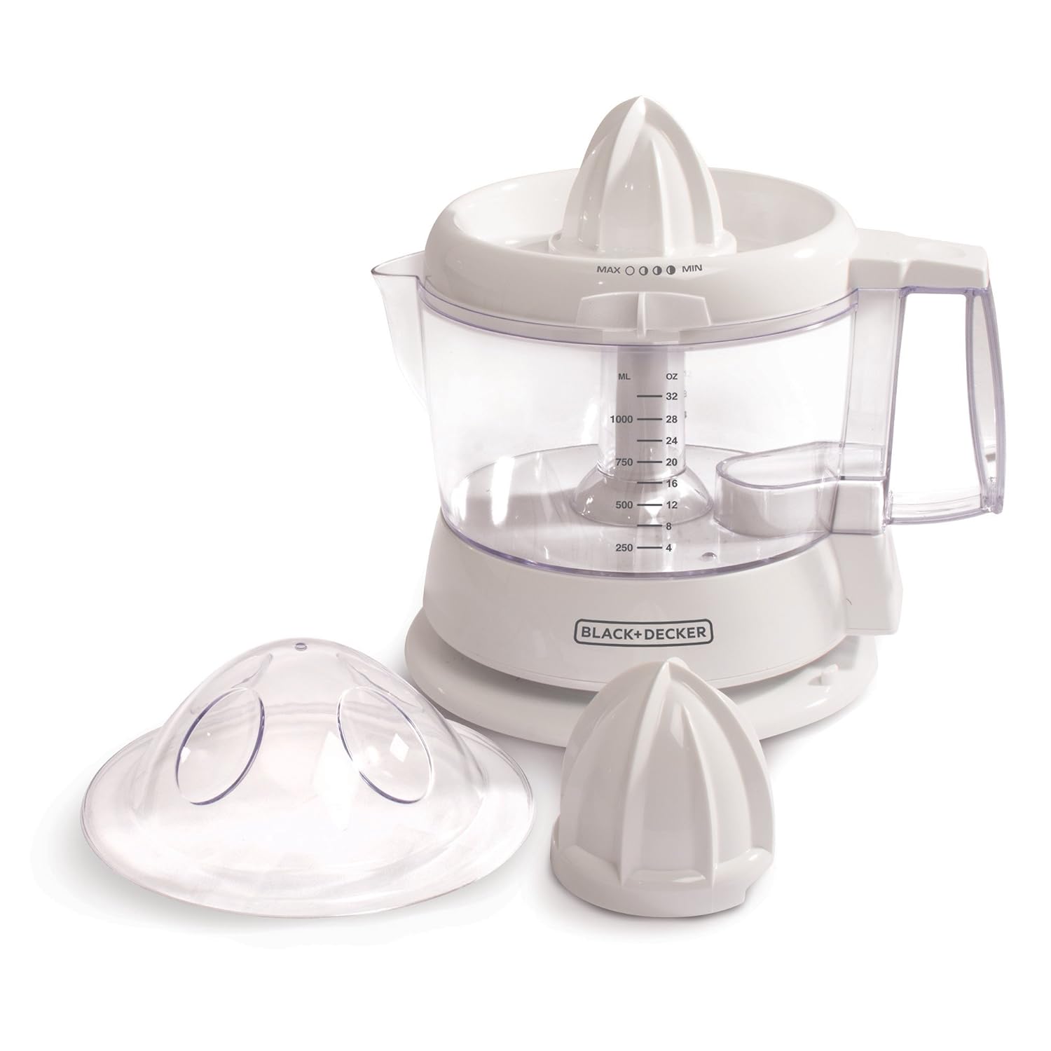 BLACK+DECKER CJ630 32-Ounce Electric Citrus Juicer, White