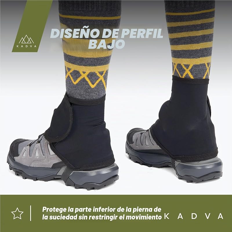 Nego Polainas de Nieve, Adultos Unisex, Negro, Talla única