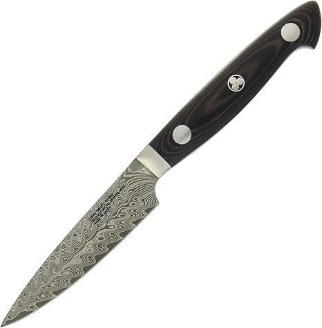 Amazon Zwilling ツヴィリング ボブ クレーマー ユーロ ステンレス パーリングナイフ 100mm 日本製 ダマスカス ペティ 果物 多層鋼 岐阜県関市製 日本正規販売品 Bob Kramer Paring Knife 340 101 三徳包丁 オンライン通販