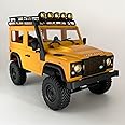 HLSFWDRIVE RC Crawler Remote Control Truck Off Road 1/12 Scale RC Rock Crawler 4x4 RTR Land Rover All Terrain 280 Motor Proportional Throttle Steering Upgraded Chassis 2025 Hobby Toy Adult MN98