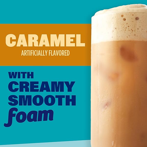MAXWELL HOUSE ICED CARAMEL LATTE WITH FOAM ALL IN ONE DRINK MIX, 5.82 OZ, 6 PACKETS