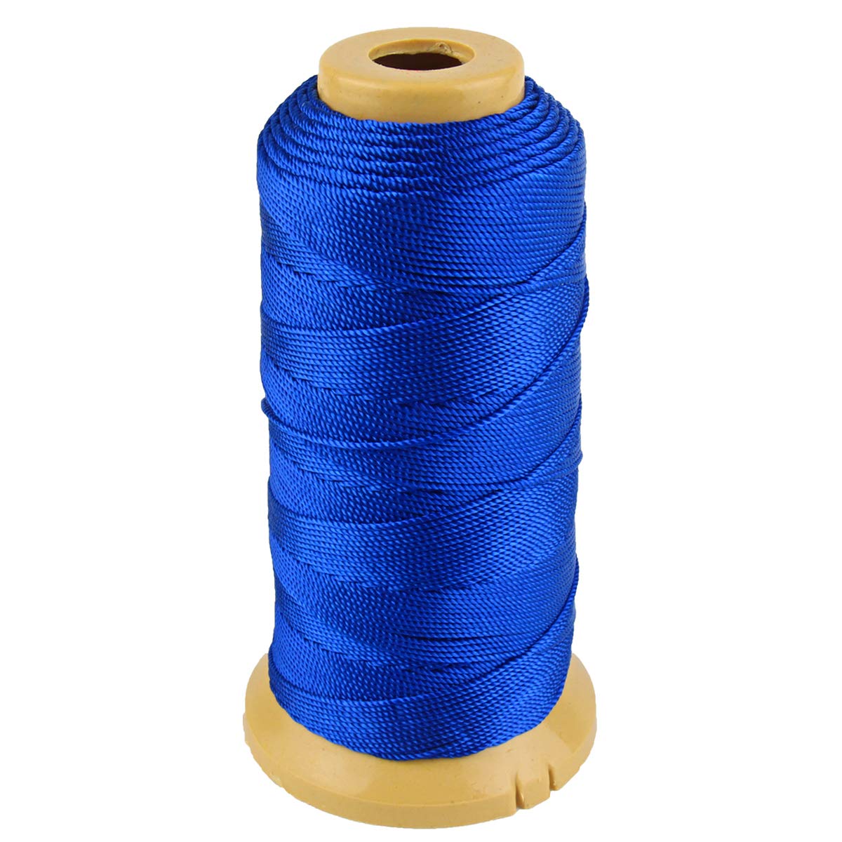McFanBe 656 Feet Twisted Nylon Line Twine String Cord for Gardening Marking DIY Projects Crafting Masonry (1mm-656 feet, Blue)