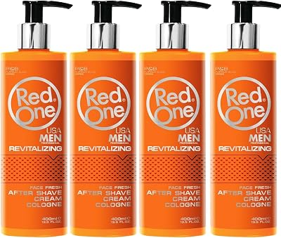 RedOne Aftershave Cream Cologne 400ml Balm Lotion for Men - Moisturising Face