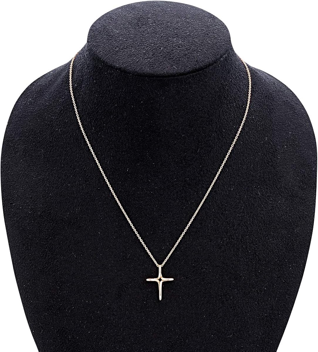 Amazon ティファニー Tiffany 18krg ローズゴールド インフィニティ クロス ペンダント ネックレス 41cm 並行輸入品 ネックレス 通販