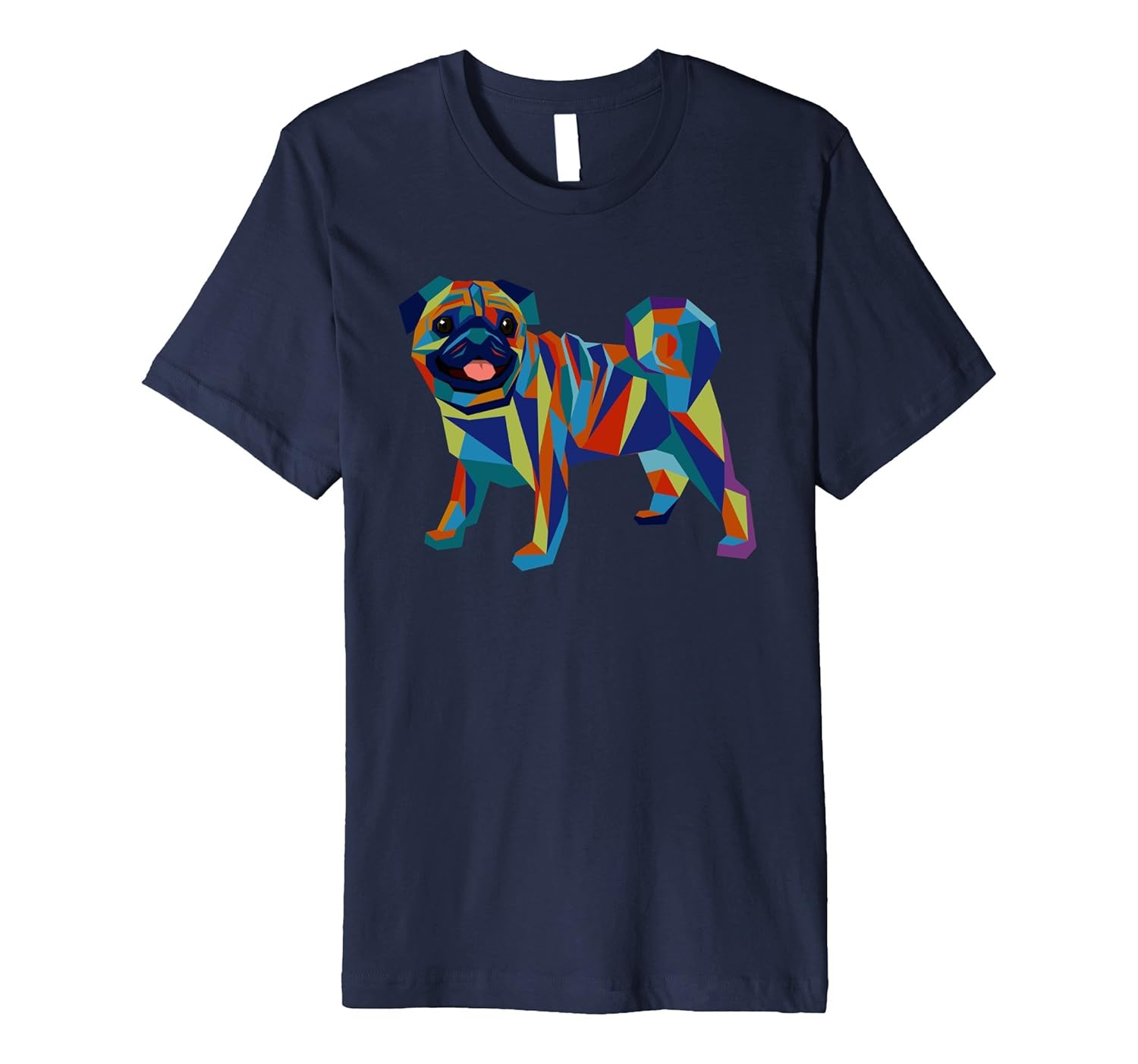 Pug Shirt Fractal Design T Shirt-ANZ