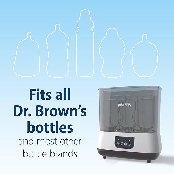 DR. BROWN’S ALL-IN-ONE STERILIZER AND DRYER FOR BABY BOTTLES, PARTS AND OTHER NEWBORN ESSENTIALS